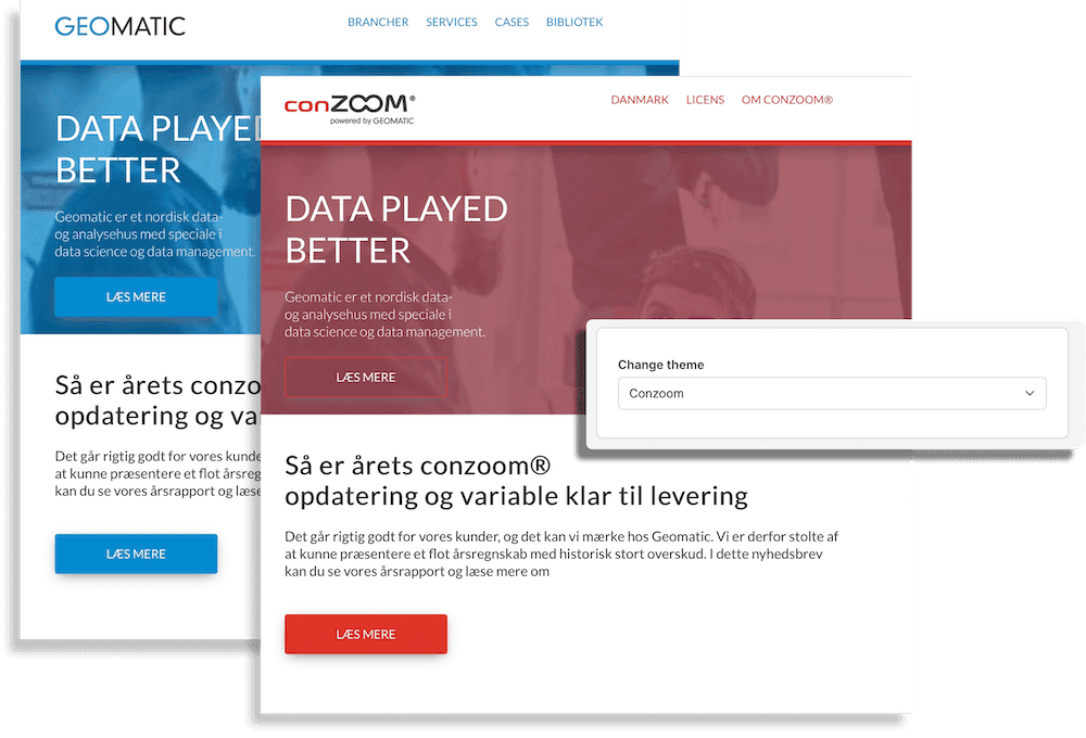 Geomatic newsletter template in Better Email
