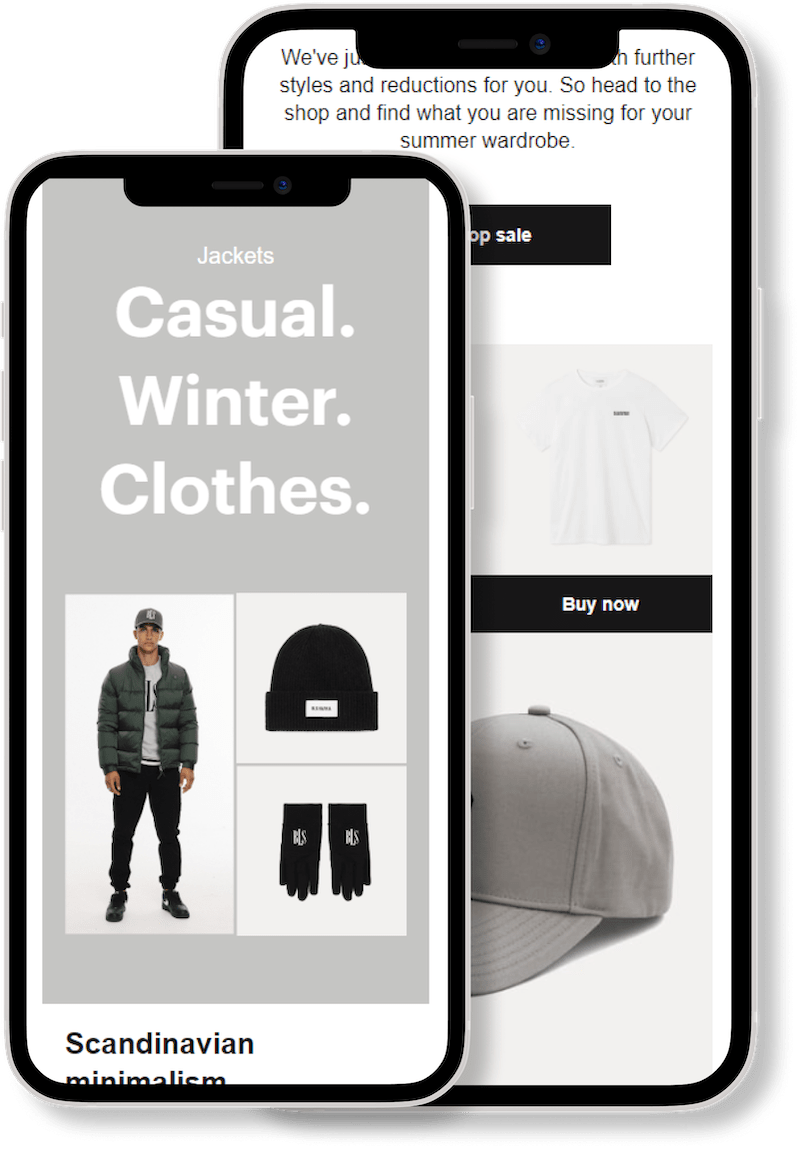 BLS template-on-phone