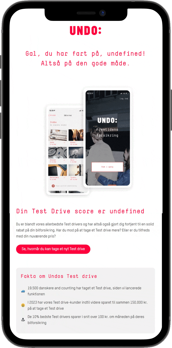 Undo Insurance campaign